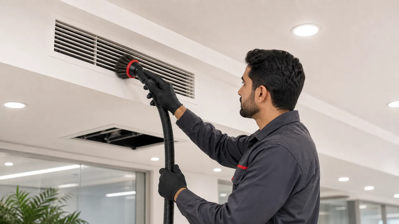 AC Duct Cleaning - PSFM Jeddah service image