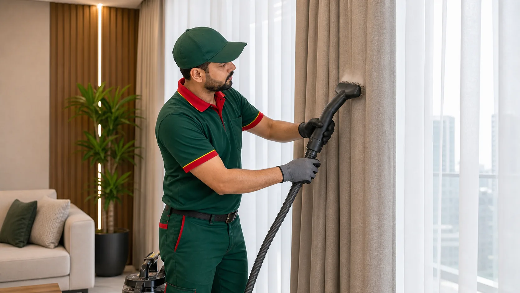 Curtain & Blind Cleaning - PSFM Jeddah service image