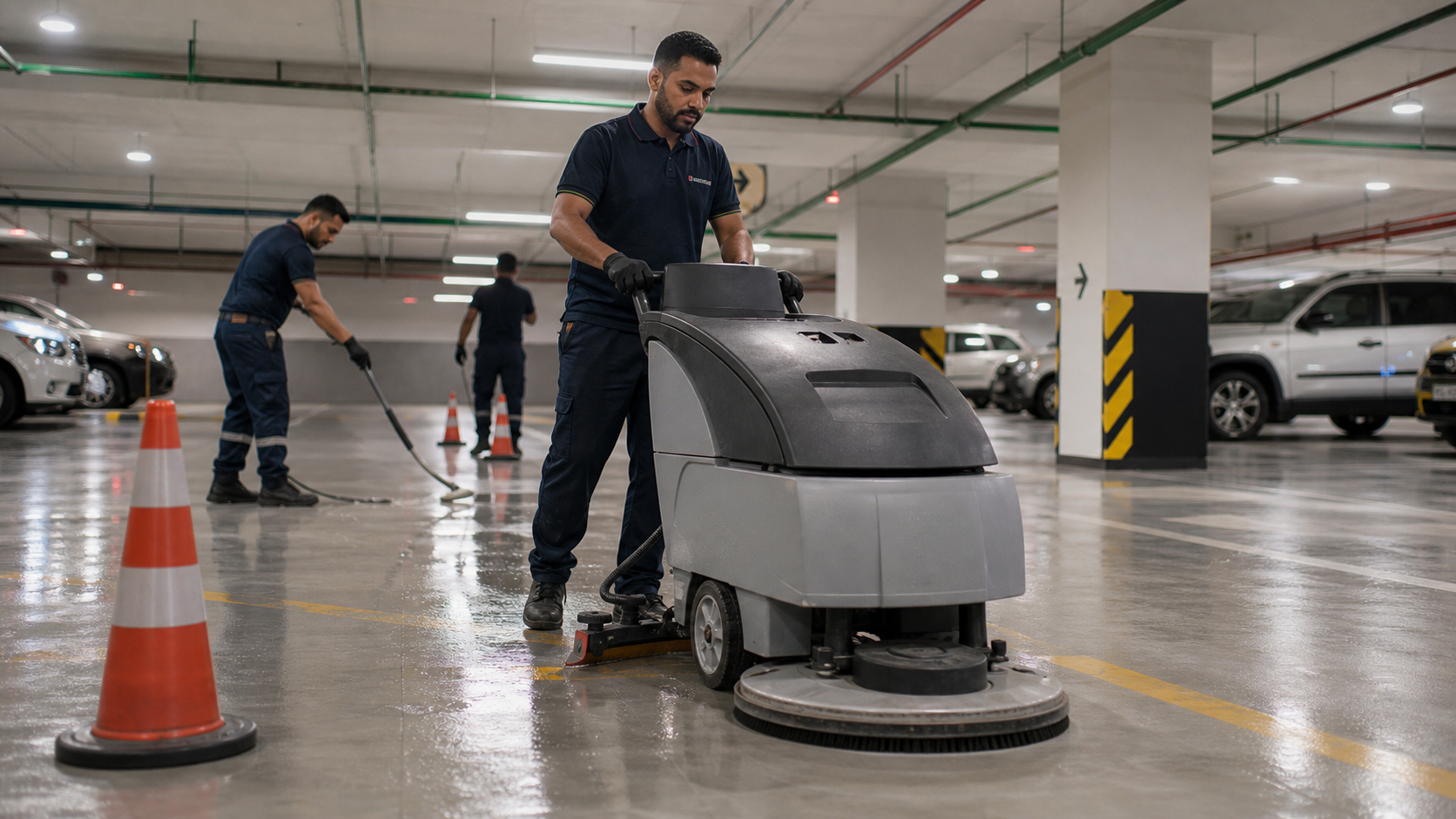 Parking & Basement Cleaning - PSFM Jeddah service image