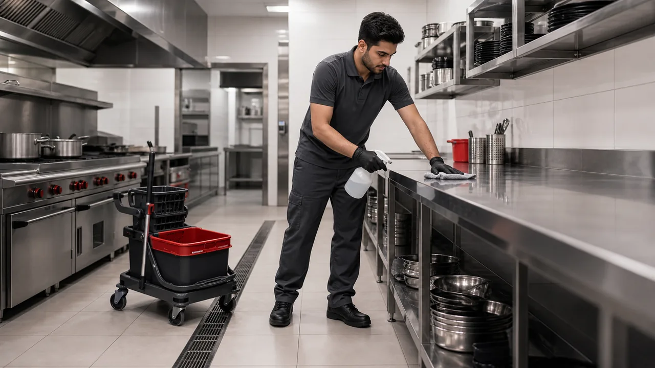 Restaurant & Kitchen Cleaning - PSFM Jeddah service image