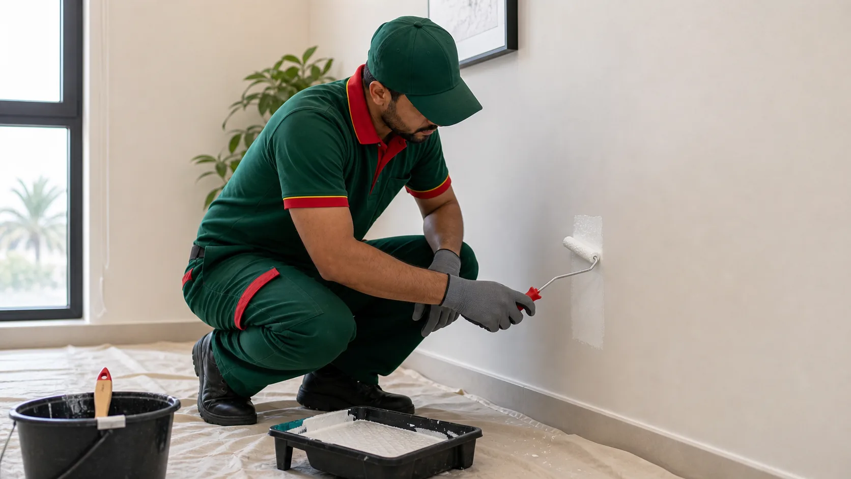Wall & Paint Touch-Up - PSFM Jeddah service image